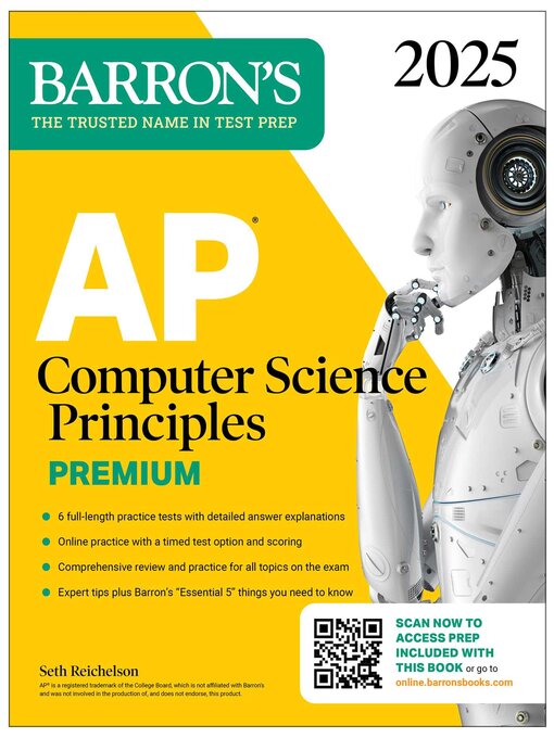 Title details for AP Computer Science Principles Premium, 2025 by Barron's Educational Series - Available